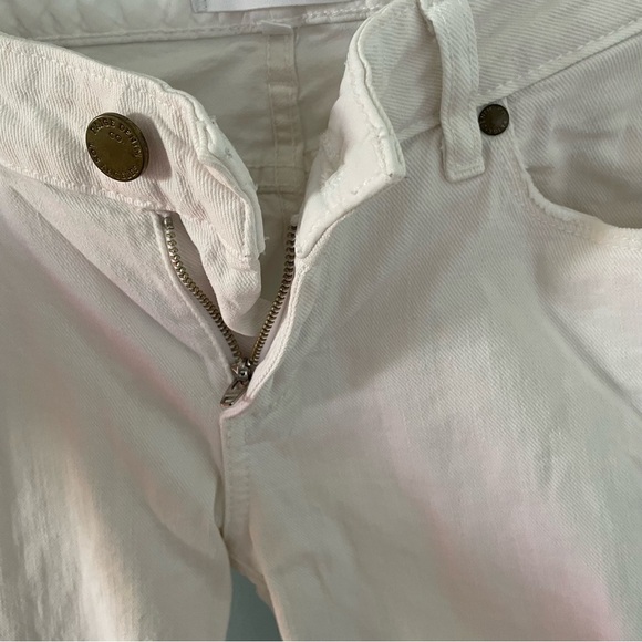 PAIGE Jimmy Jimmy White Distressed Skinny Jeans 25 - Picture 9 of 16